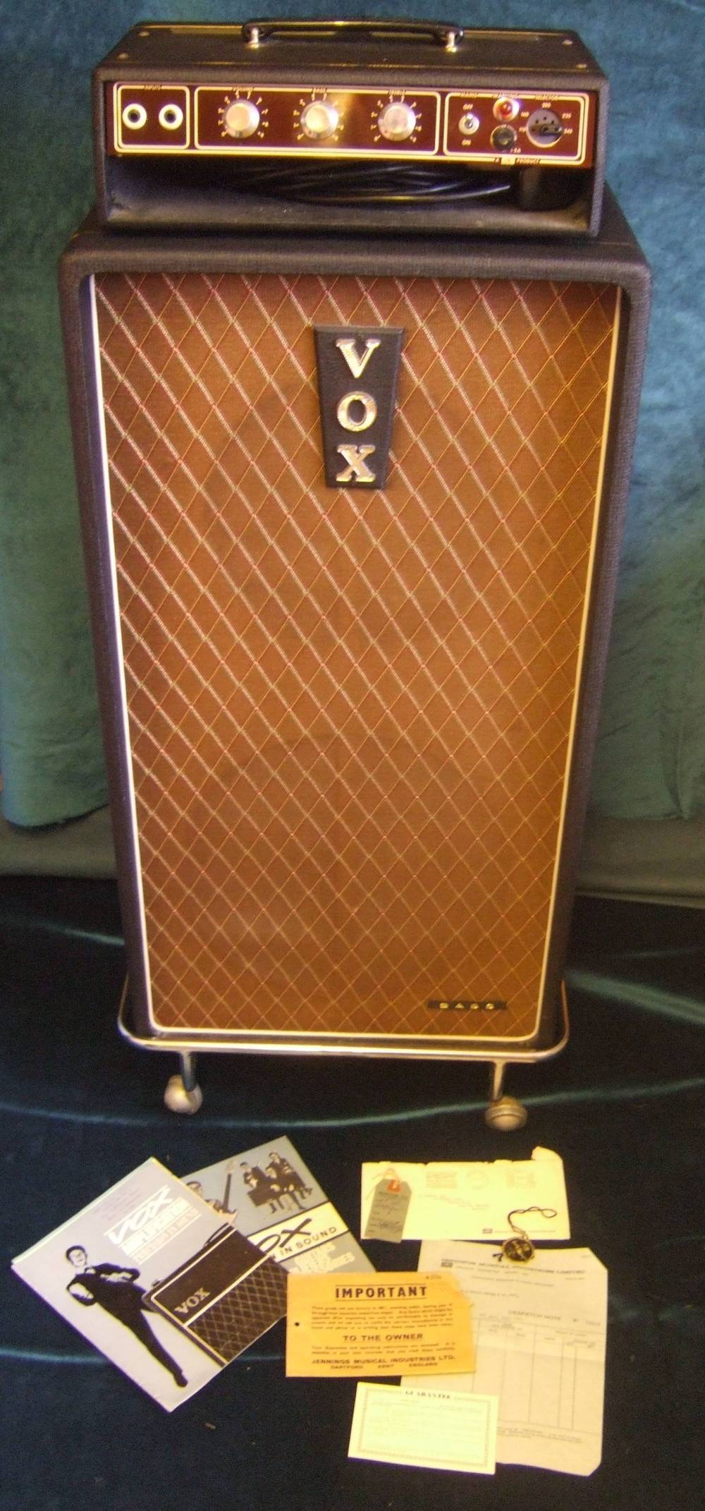 VOX T60 JMI COPPER PANEL,WITH ALL PAPER WORK AND TAGS AS NEW 